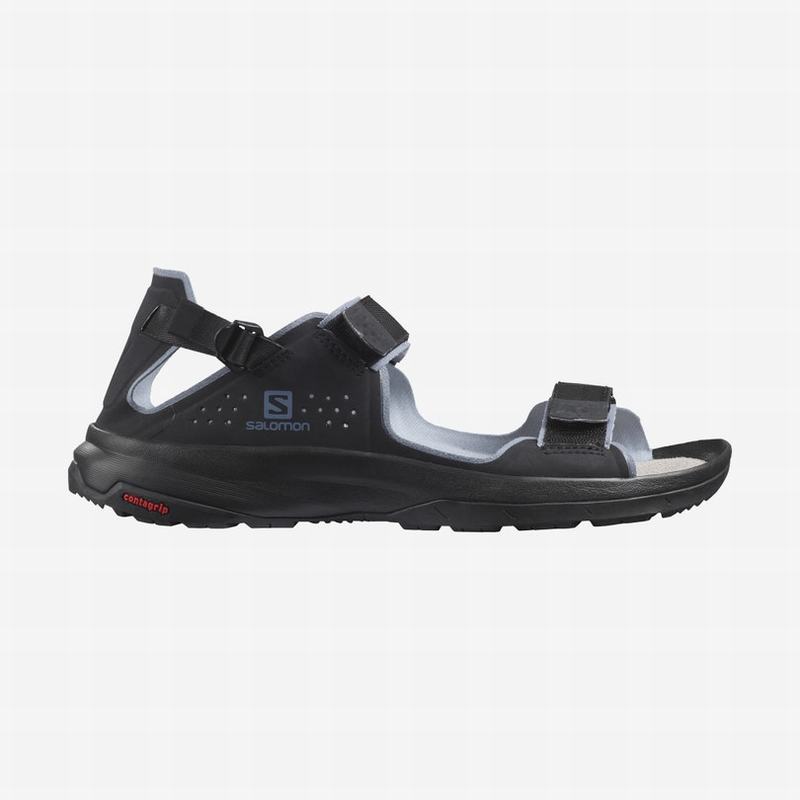 SALOMON TECH FEEL Philippines - Men's Sandals - Black/Grey | 316784-EJU